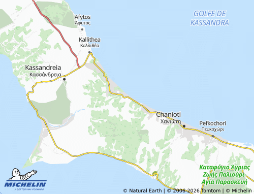 Carte MICHELIN Evdos - ViaMichelin