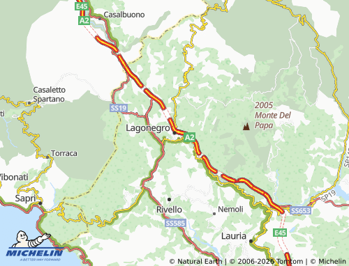 Mappa MICHELIN Lagonegro - ViaMichelin