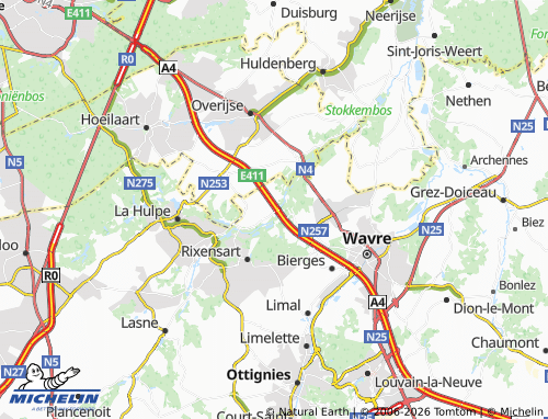 MICHELIN Rosières map - ViaMichelin