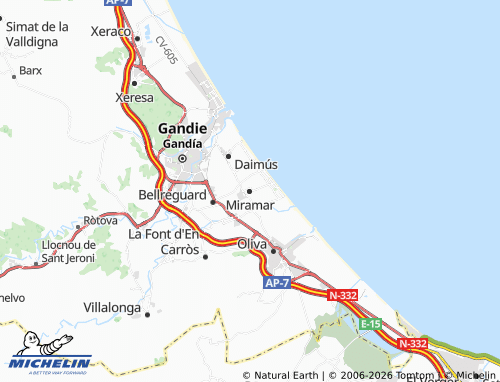 Mappa MICHELIN Miramar - ViaMichelin