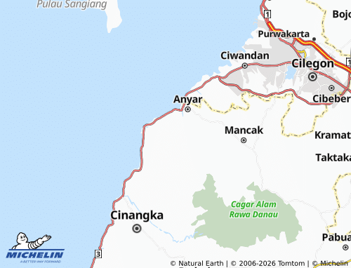 Kaart MICHELIN Tanjung Manis - ViaMichelin