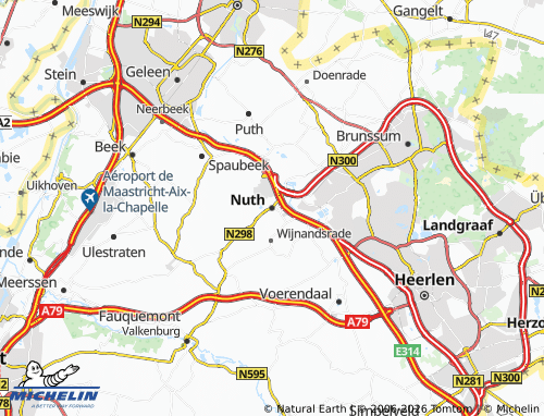 Carte MICHELIN Nuth - ViaMichelin