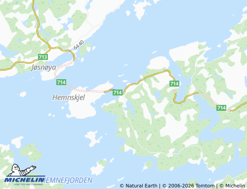 MICHELIN-Landkarte Sunde - ViaMichelin