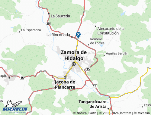 MICHELIN-Landkarte Madero - ViaMichelin