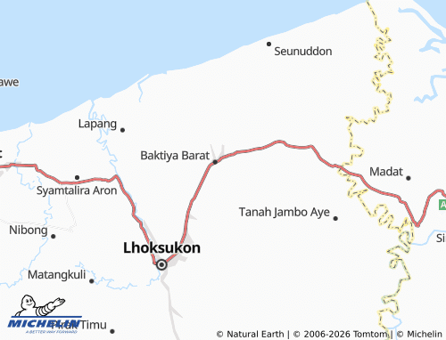 MICHELIN Lang Nibong map - ViaMichelin