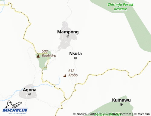 Mapa MICHELIN Nsuta - ViaMichelin