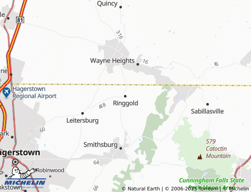 MICHELIN Ringgold map - ViaMichelin