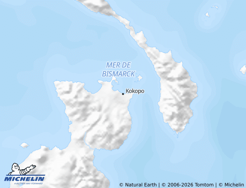 MICHELIN East New Britain map - ViaMichelin