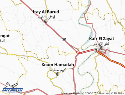 Mapa MICHELIN Zubaydah - ViaMichelin