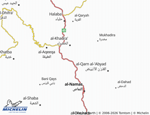 MICHELIN-Landkarte Bani Maleeh - ViaMichelin