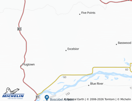 Mappa MICHELIN Excelsior - ViaMichelin