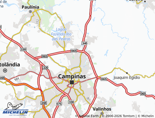 Mapa MICHELIN Chácara Primavera - ViaMichelin