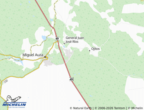 Mapa MICHELIN Piedra Ancha - ViaMichelin
