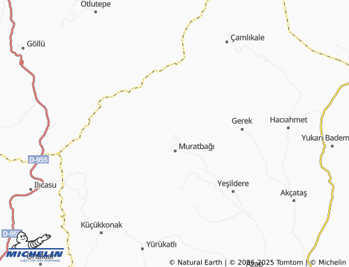 MICHELIN-Landkarte Kızlarkale - ViaMichelin