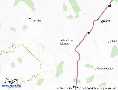 Mapa MICHELIN Achotal de Moreno - ViaMichelin