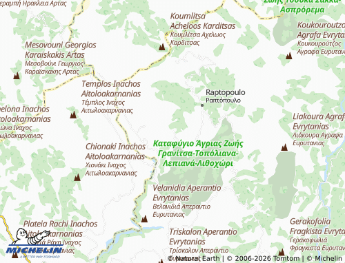 MICHELIN Itea map - ViaMichelin