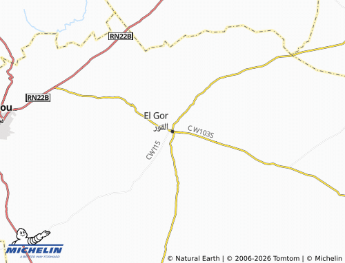 Carte MICHELIN El Gor - ViaMichelin
