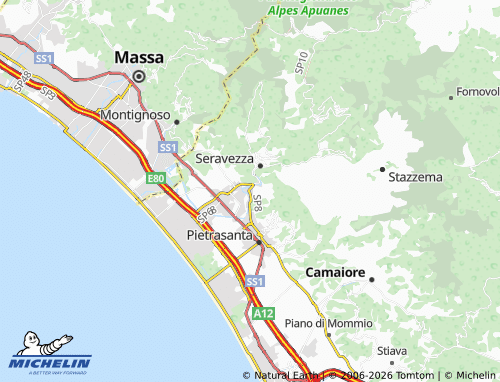 Kaart MICHELIN Vallecchia - ViaMichelin