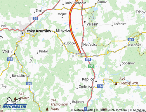 Mappa MICHELIN Střítež - ViaMichelin