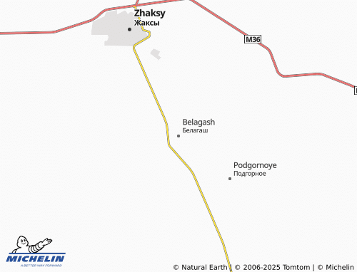 MICHELIN Belagash map - ViaMichelin