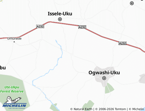 MICHELIN Ubuluku map - ViaMichelin