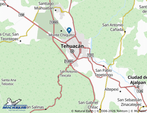 MICHELIN 3 de Mayo map - ViaMichelin