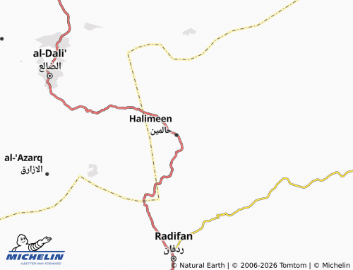 MICHELIN Halimayn map - ViaMichelin