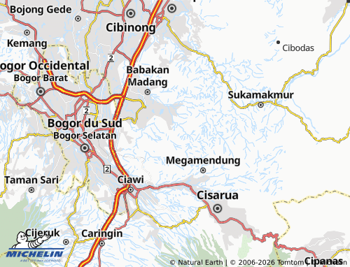 MICHELIN Bojong Koneng map - ViaMichelin