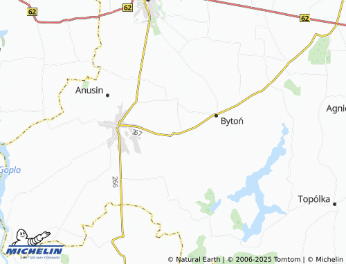 MICHELIN Świesz map - ViaMichelin