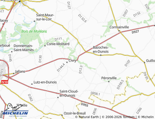 MICHELIN Varize map - ViaMichelin