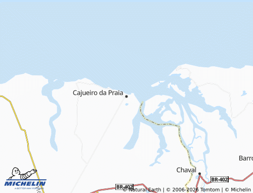 Mappa MICHELIN Cajueiro da Praia - ViaMichelin