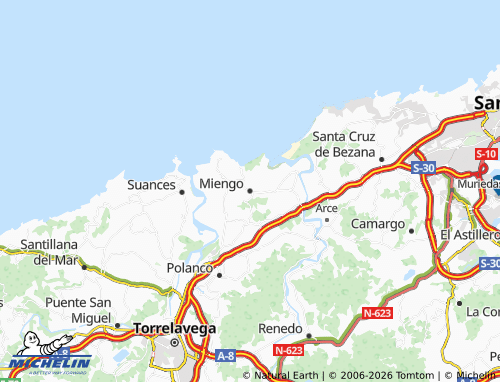 Mapa MICHELIN Miengo - ViaMichelin