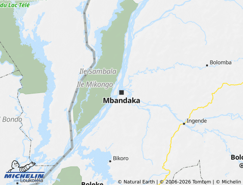 MICHELIN Équateur map - ViaMichelin
