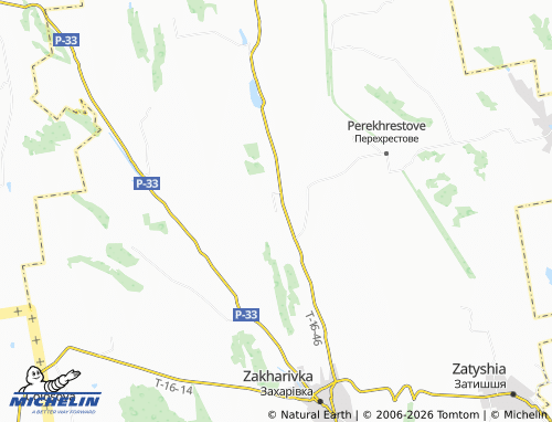 Mapa MICHELIN Davydivka - ViaMichelin