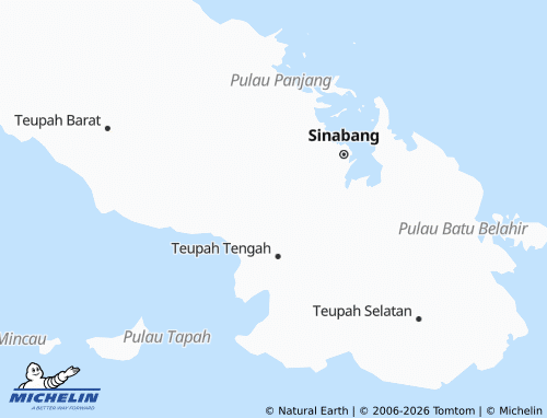 MICHELIN Sua Sua map - ViaMichelin