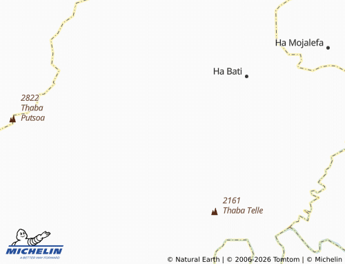 Mappa MICHELIN Matsatsaneng Ha Lefuma - ViaMichelin