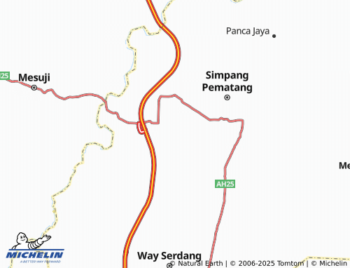MICHELIN Suka Agung map - ViaMichelin