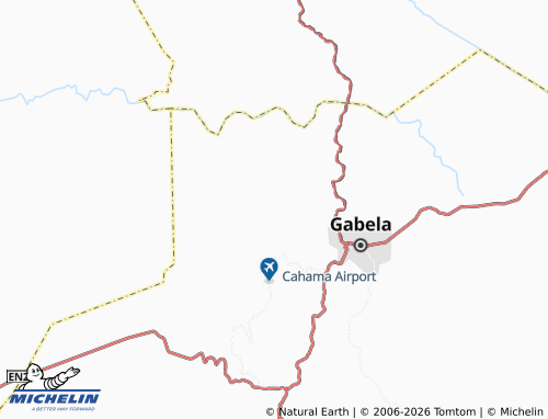 Carte MICHELIN Culembe iá Ngonga - ViaMichelin