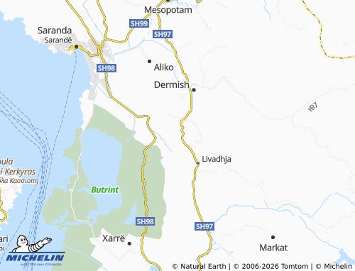 Kaart MICHELIN Kulluricë - ViaMichelin