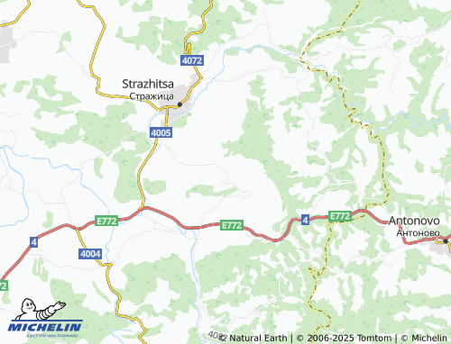 MICHELIN-Landkarte Vladislav - ViaMichelin