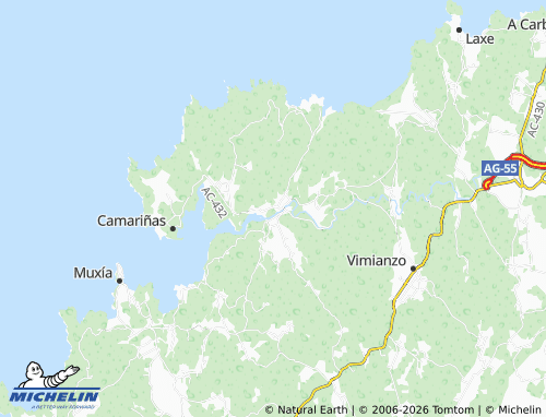 MICHELIN-Landkarte Outeiro - ViaMichelin