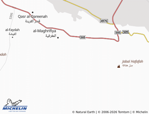 Carte MICHELIN al-'Awsat - ViaMichelin