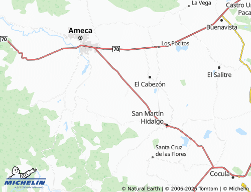 Mapa MICHELIN Los Amiales - ViaMichelin