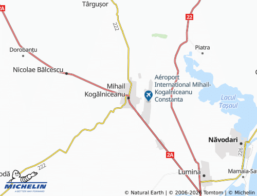 MICHELIN Mihail Kogălniceanu map - ViaMichelin