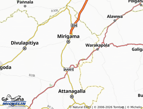 Mappa MICHELIN Henepola - ViaMichelin