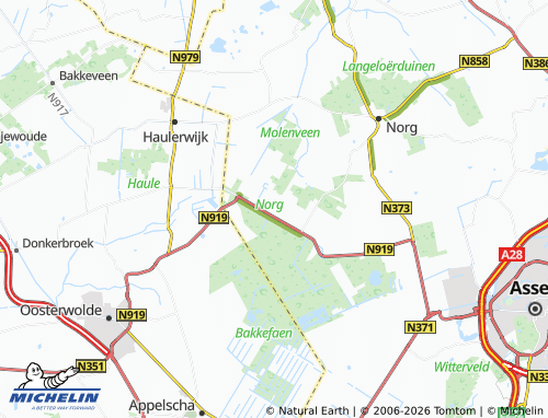 MICHELIN Veenhuizen map - ViaMichelin