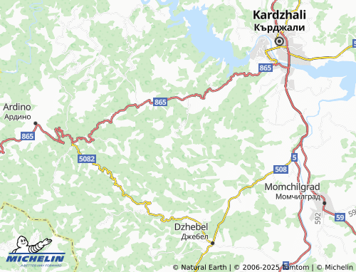 MICHELIN Veleshani map - ViaMichelin