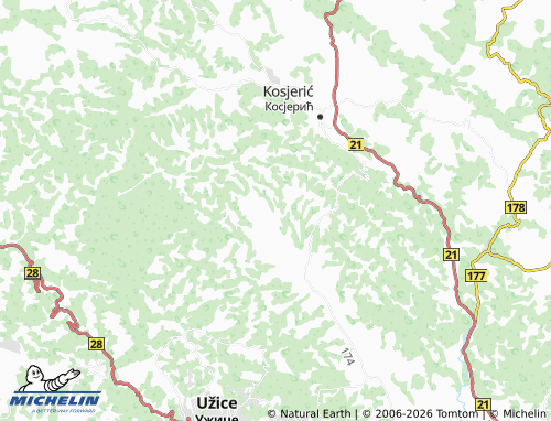Mapa MICHELIN Gubin Do - ViaMichelin