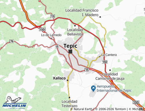 MICHELIN José María Menchaca map - ViaMichelin