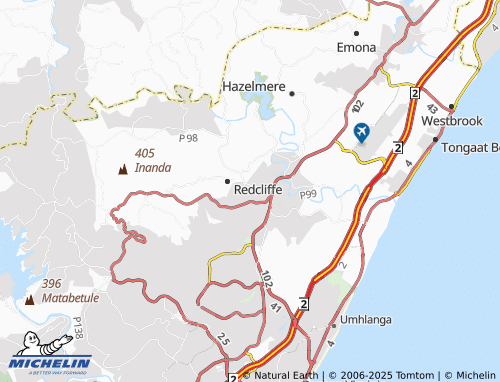 MICHELIN Oaklands map - ViaMichelin